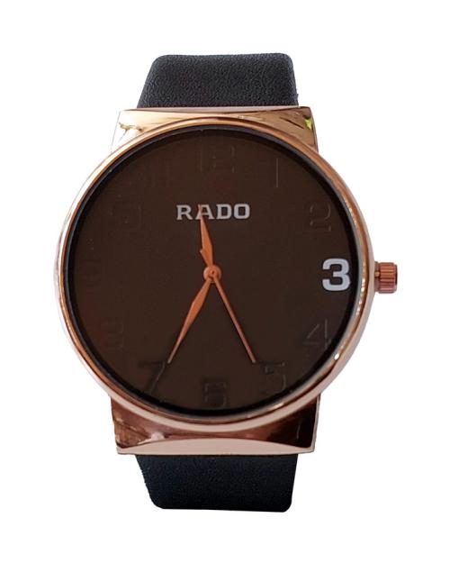 ساعت مچی مردانه قهوه ای طلایی Rado مدل 1221